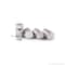 Gyford Décor Round Standoffs, Aluminum Clear Anodized SOK-9-100 - alternate 1